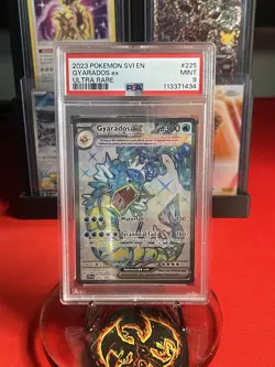Pokemon 2023 Gyarados ex 225/198 SV01 Scarlet & Violet UR Holo PSA 9 EN - Image 1
