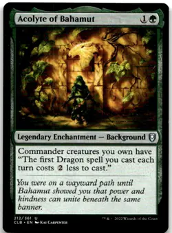 MTG Acolyte of Bahamut U Commander Legends: Battle for Baldur's Gate 212 LP - Image 1