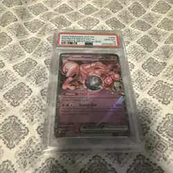 2025 POKEMON SVP EN-SV BLACK STAR PROMO #205 TEAM ROCKET'S MEWTWO EX PSA 10 - Image 1