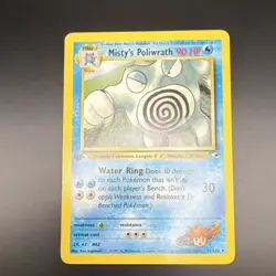 Pokemon Misty's Poliwrath Gym Heroes 1st Edition Rare Regular 031/132 *LP* - Image 3