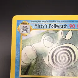 Pokemon Misty's Poliwrath Gym Heroes 1st Edition Rare Regular 031/132 *LP* - Image 4