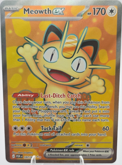 Pokemon Meowth EX Full Art Ultra Rare 107/088 XY Ancient Origins 170 HP English - Image 1