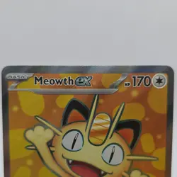 Pokemon Meowth EX Full Art Ultra Rare 107/088 XY Ancient Origins 170 HP English - Image 3