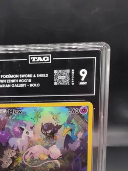 Pokemon TCG Mew Crown Zenith Galarian Gallery Holo Rare GG10/GG70 TAG 9 MINT - Image 2