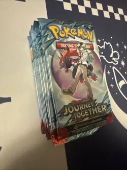Pokemon TCG Journey Together Booster Pack Lot of 10 Packs - Image 2