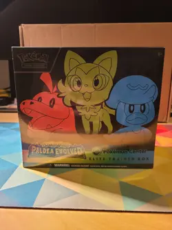 POKEMON CENTER SCARLET VIOLET PALDEA EVOLVED ETB ELITE TRAINER BOX SEALED W CASE - Image 1