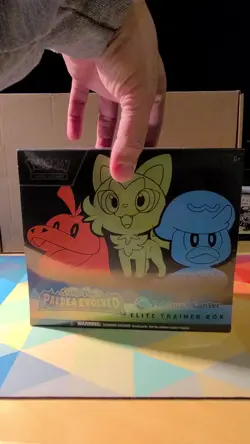 POKEMON CENTER SCARLET VIOLET PALDEA EVOLVED ETB ELITE TRAINER BOX SEALED W CASE - Image 2