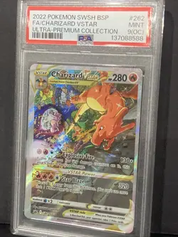PSA 9(OC) Charizard VSTAR 2022 Pokemon SWSH Black Star Promo BSP #262 Art Ultra - Image 3