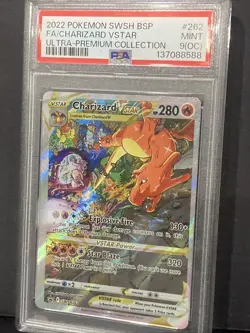 PSA 9(OC) Charizard VSTAR 2022 Pokemon SWSH Black Star Promo BSP #262 Art Ultra - Image 4