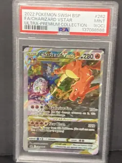 PSA 9(OC) Charizard VSTAR 2022 Pokemon SWSH Black Star Promo BSP #262 Art Ultra - Image 5