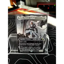 NM Borderless Thalia, Heretic Cathar, MTG, Innistrad Remastered, Magic, 300 - Image 1