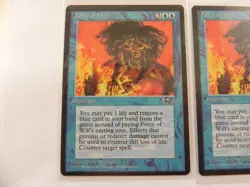 3x - Force of Will MTG 1996 wizards of The Coast - Magic The Gathering - Image 3