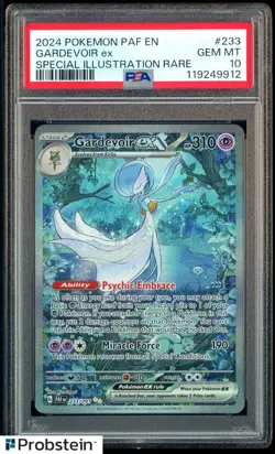 2024 Pokemon PAF En #233 Gardevoir ex Special Illustration Rare PSA 10 GEM MINT - Image 1