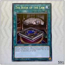 The Book of the Law - GEIM-EN054 - Rare 1st Edition Yugioh - Image 1