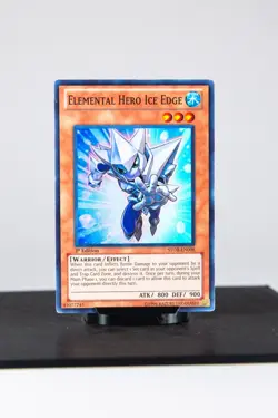 Yugioh Elemental Hero Ice Edge STOR-EN098 Super Rare 1st Edition LP - Image 1