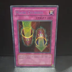 Konami Yu-Gi-Oh! Magic Cylinder LON-104 Labyrinth Trap Holo 1996 English - Image 1