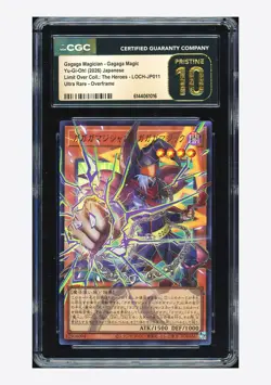 Yu-Gi-Oh! CGC 10 Gagaga Magician - Gagaga Magic UR Overframe 2026 LOCH-JP011 JPN - Image 1
