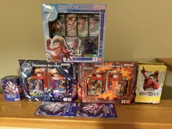 One Piece Illustration Box Vol 3 5 &6 Bundle w/op14 2 packs, dbl pack box, & SD! - Image 1