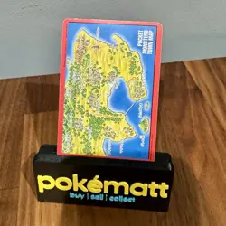 Pokemon Carddass Card Blastoise Town Map No.156 Bandai Pocket Monsters Rare - Image 2