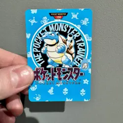 Pokemon Carddass Card Blastoise Town Map No.156 Bandai Pocket Monsters Rare - Image 3