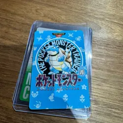 Pokemon Carddass Card Blastoise Town Map No.156 Bandai Pocket Monsters Rare - Image 5