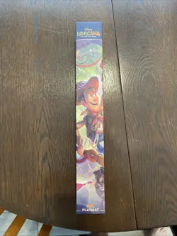 Lorcana Woody And Buzz FOIL Playmat World Of Disney Exclusive SEALED - Image 1