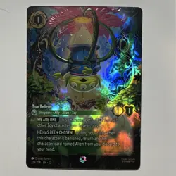 Disney Lorcana True Believer #229/204 Foil Character Alien EN (Enchanted) - Image 1