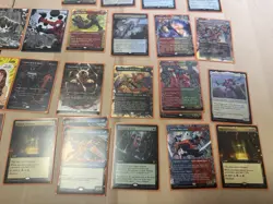 MTG Marvel Spider-Man Card Lot Foils Showcase Rares Mythics Mixed 76 Cards Dice - Image 4