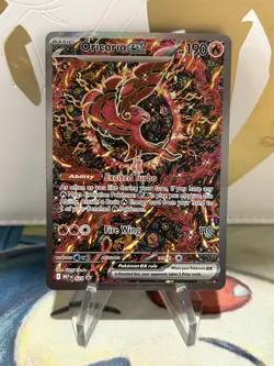 Oricorio EX 024 Mega Evolution Promo Holo Fire Pokemon Card NM - Image 1