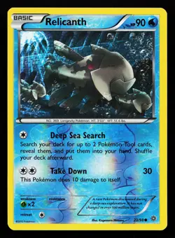Relicanth 23/98 Reverse Holo Ancient Origins Pokemon Card - Image 1