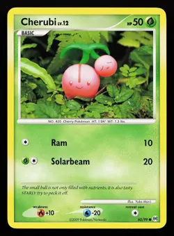 Cherubi 60/99 Common Arceus Pokemon Card - Image 1