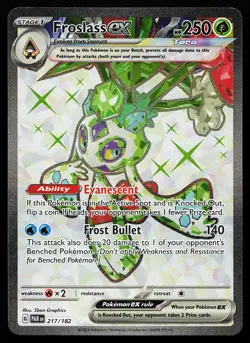 Froslass ex 217/182 Ultra Rare Paradox Rift Pokemon Card - Image 1