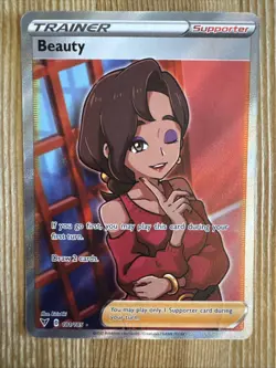 Beauty - 181/185 - Pokemon Vivid Voltage Sword & Shield Full Art Rare Card LP - Image 1