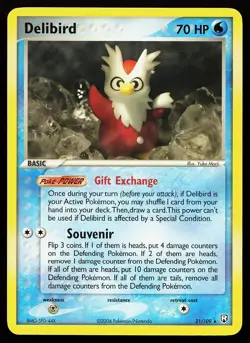 Delibird 21/109 Rare Team Rocket Returns Pokemon Card - Image 1