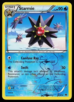 Starmie 24/99 Reverse Holo Uncommon Next Destinies Pokemon Card - Image 1