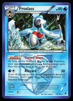 Froslass 23/101 Regular Rare Plasma Blast Pokemon Card - Image 1