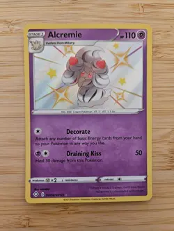 Alcremie SV058/SV122 Shining Fates NM Shiny Holofoil Rare Pokemon Card - Image 1