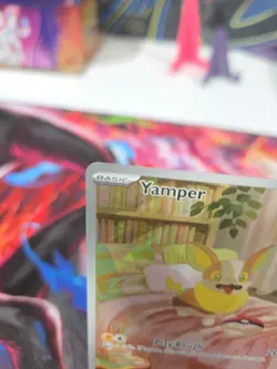 Pokemon TCG Pocket Game Yamper Full Art Holo Card 099/094 #10 - Image 2