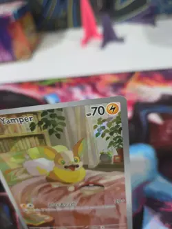 Pokemon TCG Pocket Game Yamper Full Art Holo Card 099/094 #10 - Image 3