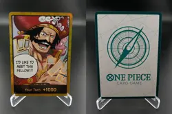 DON!! Card Gol.D.Roger Gold OP13 Carrying On His Will One Piece NM - Image 3