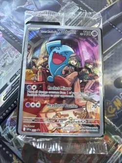 Team Rocket's Wobbuffet SVP203 Promo Destined Sealed Pokemon Trading Card Game - Image 1
