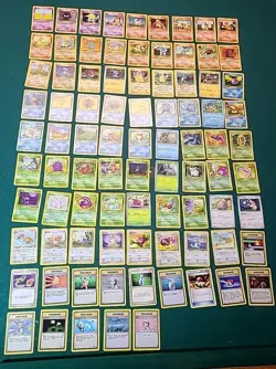 Lot of 86 Pokemon Cards. NO DOUBLES! ≈Base Set 1,2, Fossil. Good Condition. Read - Image 1