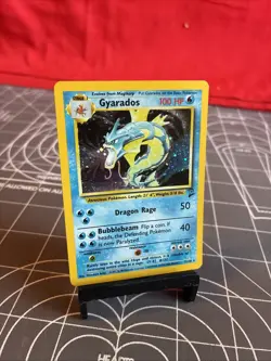 Vintage 2000 Base Set 2 Pokemon Gyarados 7/130 Holo Card - Image 1