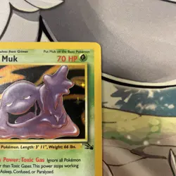 Muk 13/62 - Fossil Holo Rare Card - WOTC Pokemon TCG 1999 - HP - Image 5