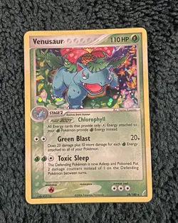 Pokemon TCG Venusaur EX Crystal Guardians Holo Rare Card 28/100 - Image 1