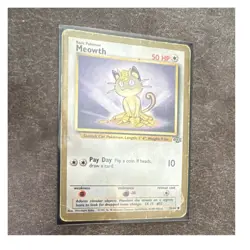 Wizards of the Coast Meowth Jungle Common Unlimited 50 HP 56/64 1999 Card - Image 1