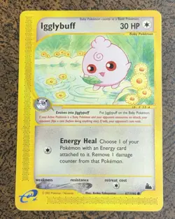 Igglybuff 67/144 Skyridge Common Pokemon Card. - Image 1