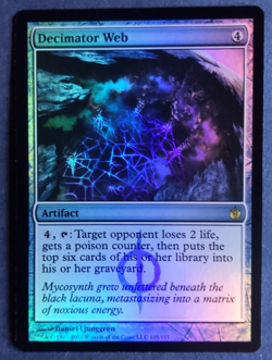 MTG Decimator Web | Mirrodin Besieged | NM FOIL | Rare Artifact | FOIL | - Image 1