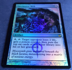 MTG Decimator Web | Mirrodin Besieged | NM FOIL | Rare Artifact | FOIL | - Image 2