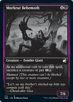 1x Morkrut Behemoth - Foil NM Eng MTG - Innistrad: Double Feature - Image 1